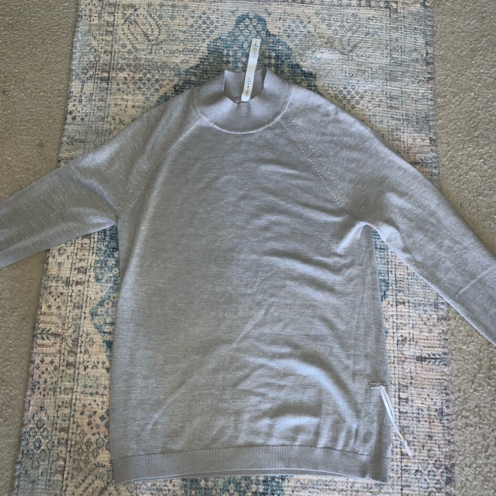 COPY - Grey sparkled lululemon sweatshirt